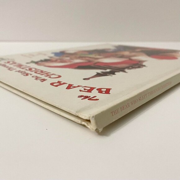 Vintage 1980 The Bear Who Slept Through Christmas by John Barrett Hardcover Book - Picture 9 of 16
